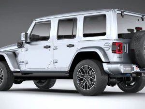 Jeep Wrangler 4xe 2024 3D Model