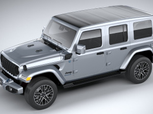 Jeep Wrangler 4xe 2024 3D 모델
