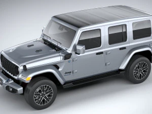 Jeep Wrangler 4xe 2024 3D Model