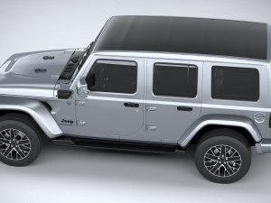 Jeep Wrangler 4xe 2024 3D 모델