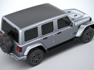 Jeep Wrangler 4xe 2024 3D 모델