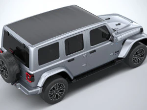 Jeep Wrangler 4xe 2024 3D Model