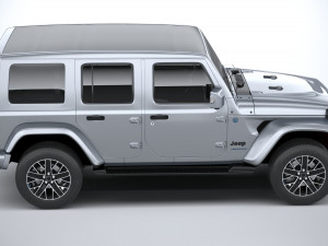 Jeep Wrangler 4xe 2024 3D 모델
