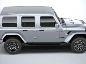 Jeep Wrangler 4xe 2024 3D Model