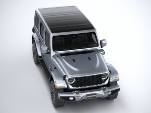 Jeep Wrangler 4xe 2024 3D 모델