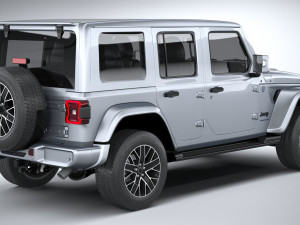 Jeep Wrangler 4xe 2024 3D 모델