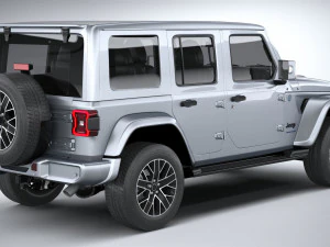 Jeep Wrangler 4xe 2024 3D Model