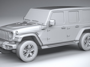 Jeep Wrangler 4xe 2024 3D 모델