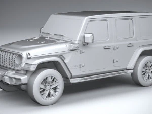 Jeep Wrangler 4xe 2024 3D Model