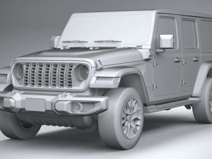 Jeep Wrangler 4xe 2024 3D Model