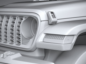 Jeep Wrangler 4xe 2024 3D 모델