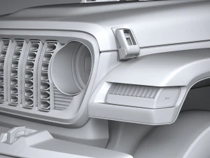 Jeep Wrangler 4xe 2024 3D Model