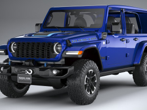 Jeep Wrangler 4xe Rubicon 2024 Modelo 3D