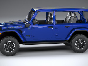 Jeep Wrangler 4xe Rubicon 2024 Modelo 3D