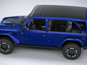 Jeep Wrangler 4xe Rubicon 2024 Modelo 3D