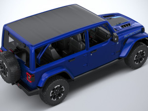 Jeep Wrangler 4xe Rubicon 2024 Modelo 3D
