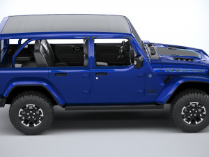 Jeep Wrangler 4xe Rubicon 2024 Modelo 3D