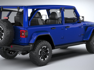 Jeep Wrangler 4xe Rubicon 2024 Modelo 3D