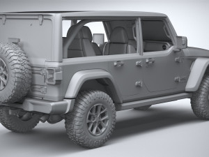 Jeep Wrangler 4xe Rubicon 2024 Modelo 3D