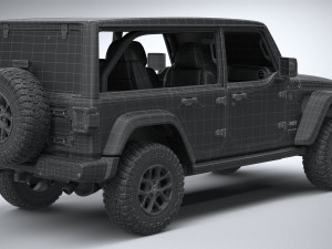 Jeep Wrangler 4xe Rubicon 2024 Modelo 3D
