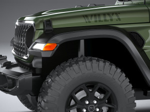 Jeep Wrangler Willys 2024 Modelo 3D