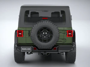Jeep Wrangler Willys 2024 3D Model