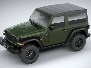 Jeep Wrangler Willys 2024 Modelo 3D