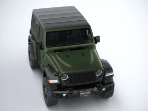 Jeep Wrangler Willys 2024 3D Model