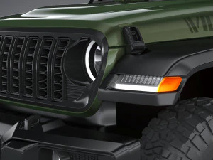 Jeep Wrangler Willys 2024 3D Model
