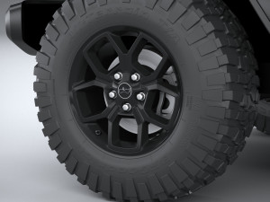 Jeep Wrangler Willys 2024 Modelo 3D