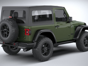 Jeep Wrangler Willys 2024 Modelo 3D