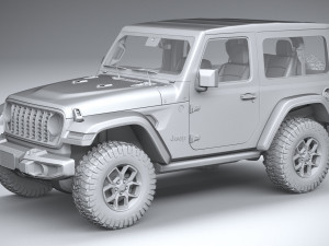 Jeep Wrangler Willys 2024 Modelo 3D