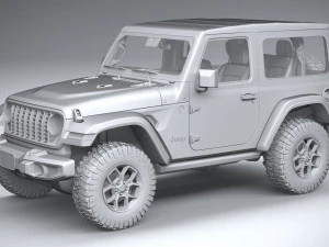 Jeep Wrangler Willys 2024 3D Model