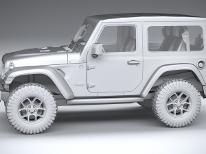 Jeep Wrangler Willys 2024 Modelo 3D
