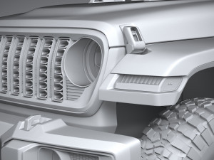 Jeep Wrangler Willys 2024 Modelo 3D