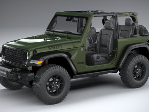 Jeep Wrangler Willys 2024 Modelo 3D