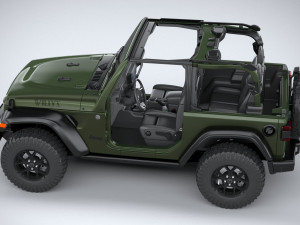 Jeep Wrangler Willys 2024 Modelo 3D