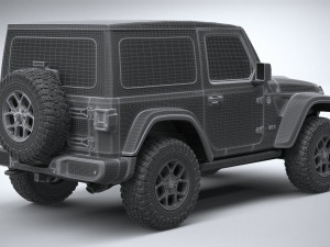 Jeep Wrangler Willys 2024 Modelo 3D