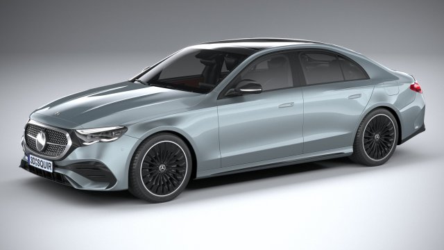 Mercedes-Benz E-class AMG Line 2024 3Dモデル .c4d .max .obj .3ds .fbx .stl .blend 