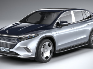 Mercedes-Benz EQS SUV Maybach 2024 3D 模型