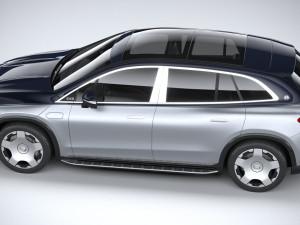 Mercedes-Benz EQS SUV Maybach 2024 3D 模型