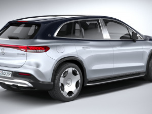 Mercedes-Benz EQS SUV Maybach 2024 3D 模型