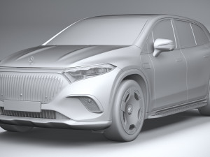 Mercedes-Benz EQS SUV Maybach 2024 3D 模型