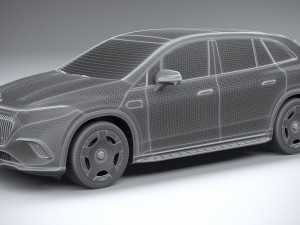 Mercedes-Benz EQS SUV Maybach 2024 3D 模型
