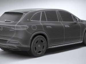 Mercedes-Benz EQS SUV Maybach 2024 3D 模型