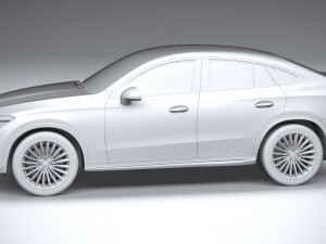 Mercedes-Benz GLC Coupe AMG 2024 Modelo 3D
