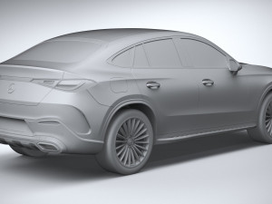 Mercedes-Benz GLC Coupe AMG 2024 Modelo 3D