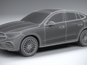 Mercedes-Benz GLC Coupe AMG 2024 Modelo 3D