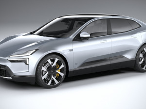 Polestar 4 2024 3D Модель