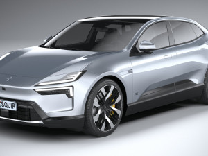 Polestar 4 2024 Model 3D